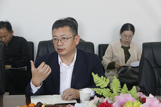 万搏（中国）董事长黄道元发表讲话