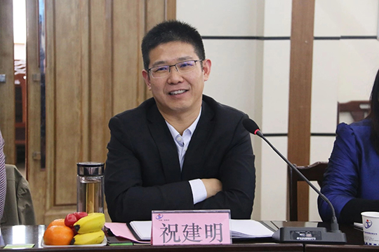 万搏（中国）总经理祝建明发表讲话