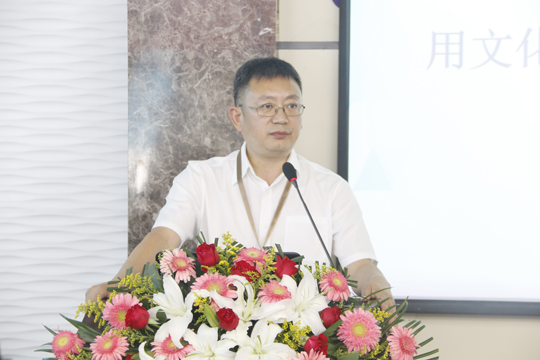 万搏（中国）董事长黄道元作总结讲话
